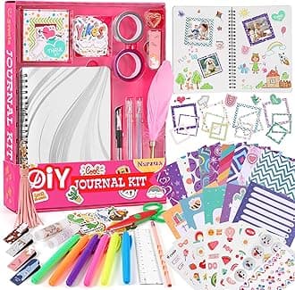 DIY Journal Kit for Girls,Toys for Ages 8-14 and Birthday Gifts for Girls