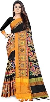 Cotton With Blouse Piece Sarees
