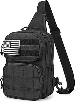 Tactical Crossbody Bag for Men - Durable Sling Bag with Cross Body Design EDC Shoulder bag
