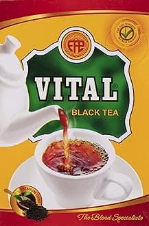 Vital Premium Loose Black Tea 200g Box, Strong & Aromatic Blend, Fresh Packed for Rich Flavor, Natural Energy Booster