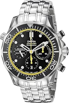 Omega Men's 21230445001002 Analog Display Swiss Automatic Silver Watch