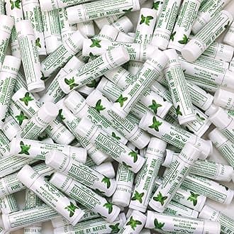 Naturistick Natural Beeswax Lip Balm | 150-Pack Bulk | Peppermint | Standard 0.15 oz Tubes