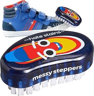 Messy Steppers Shoe Cleaning Brush - Sneaker Cleaner Kit Brush to use with Shoe Cleaner - From the Makers of Miss Mouth's Messy Eater Stain Treater