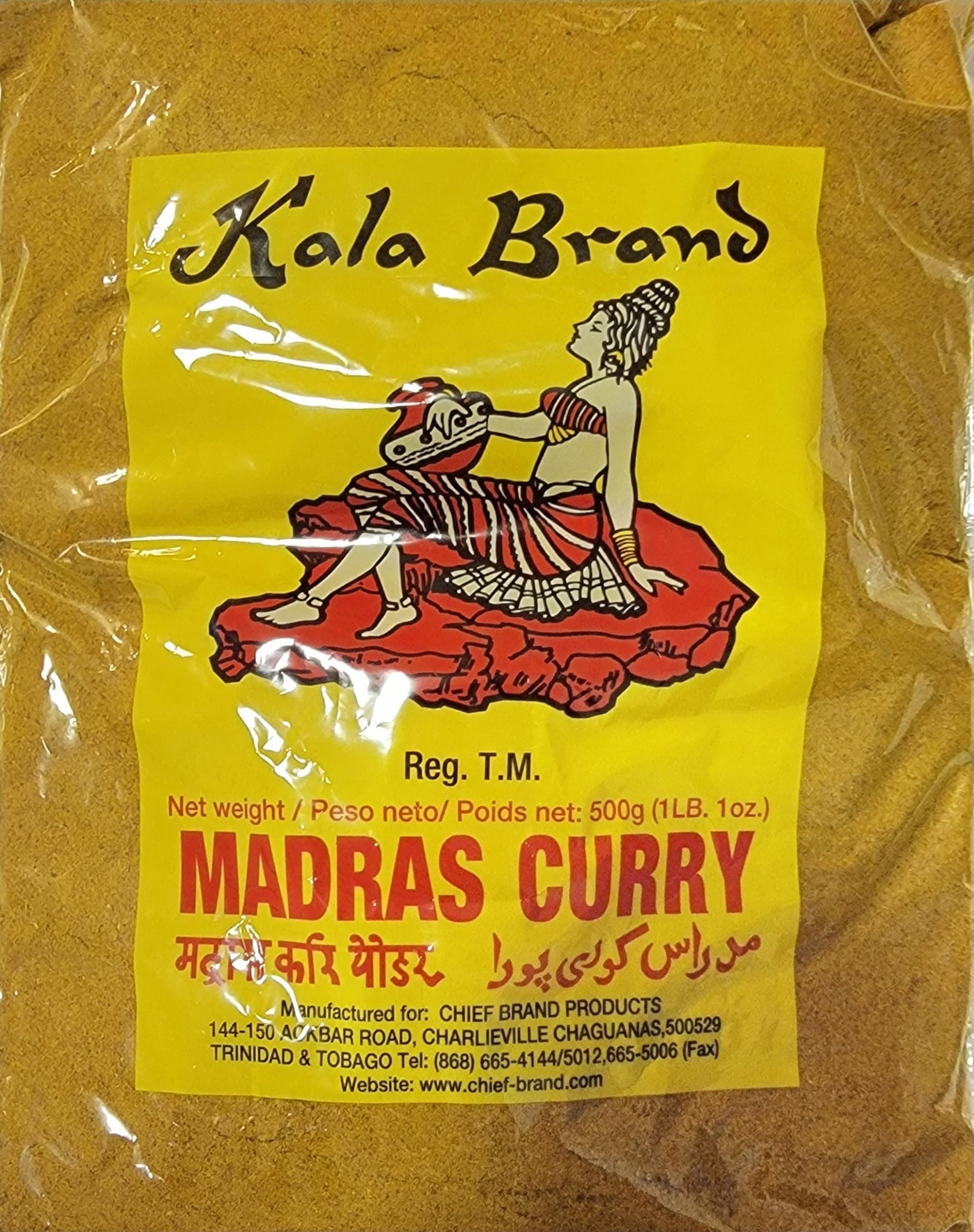 Kala Brand Madras Curry - 500g