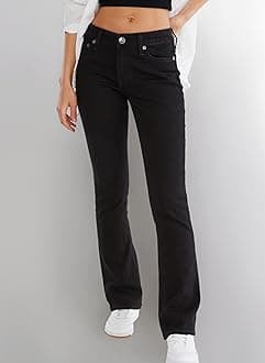AEROPOSTALE Women's Aero Mid Rise Bootcut Jean Jeans
