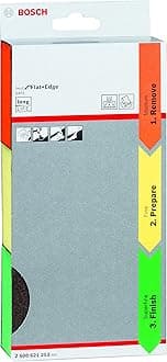 Bosch Professional 3-Piece Sanding Sponge S471 Best for Flat and Edge Set (wood, plastic and metal, Accessories for Hand Sanding)