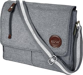 Storite Nylon Sling Cross Body Travel Office Business Satchel Messenger One Side Shoulder Bag for Men & Women