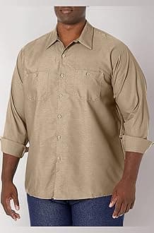 Red Kap Men's Wrinkle Resistant Cotton Work Shirt