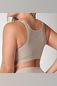Leonisa Women's Posture Corrector Wireless Back Support Bra