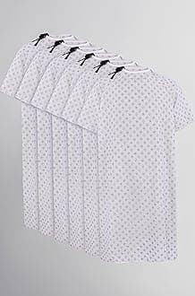 Utopia Care 6 Pack Cotton Blend Unisex Hospital Gown, Back Tie, 45" Long & 61" Wide, Patient Gowns Comfortably Fits Sizes up to 2XL