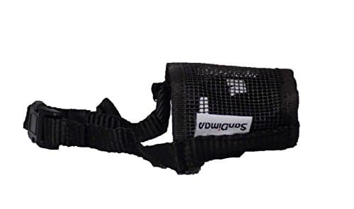 Muzzle Nylon for Dogs Black Size L (70 – 90 cm)