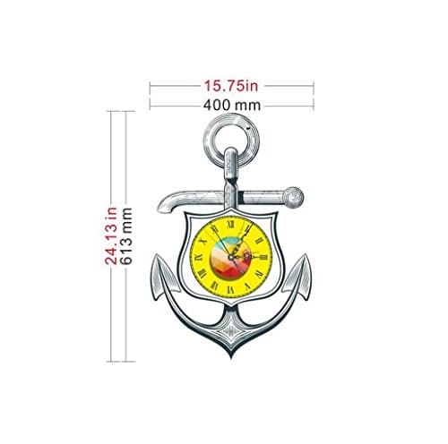 Modern DIY Large Frameless Kitchen Wall Clock 3D Stickers Home Office Decor Gift Sucastle fashion 61.3CM*40CM