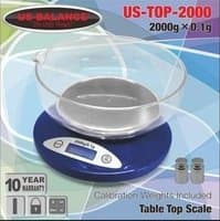 Precision Digital Scale with Bowl 2000g X 0.1g