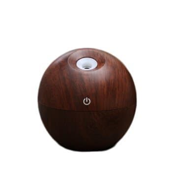 DIDIDD Humidifier lights mini aromatherapy machine humidifier lights usb creativity mute office bedroom night light spray air atomization,Light wood-grain