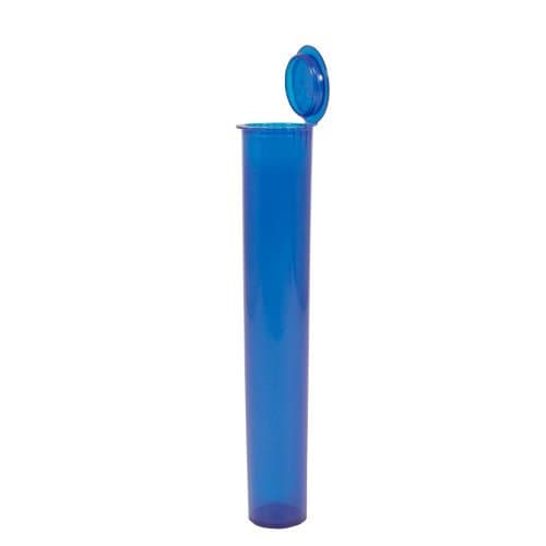 Pre-Roll Doob Tubes 116 mm Squeeze Pop Top Container King Size 4" Cone Rolled 50 Count (Blue)