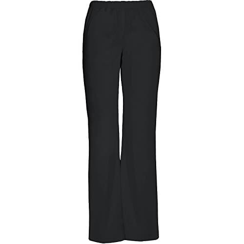 Scrub Star Women's Women's Core Essentials Pull On Scrub Pants (Regular & Tall) (X-Small Tall, Black)