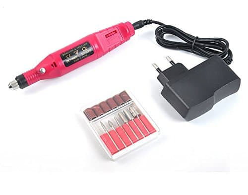 Mini pen-shape drill machine for nail polish, manicure kits file drill bits sanding band accessory nail salon nail art tools for acrylic manicure pedicure