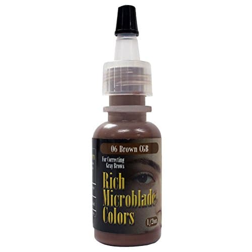 Rich Microblade Cosmetic Permanent Brow Makeup Brown CGB 1/2oz 0.5oz Tattoo Ink Color Skin Pigment Bottle
