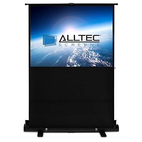 Alltec Screens ATS-FR80V Floor Rising Video Format Projector Screen 80" Diag.