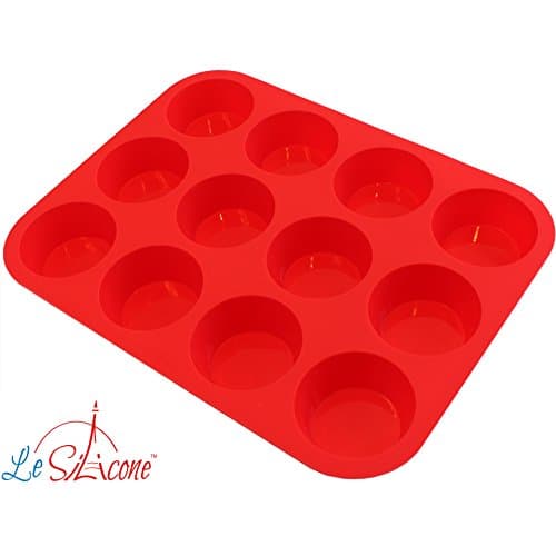 Le Silicone - 12 Cup Nonstick Muffin Cupcake Pan