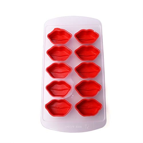 Lips Silicone Ice Cube Tray and Mold- Candy, Soap, Toy, DIY by SHEbaking