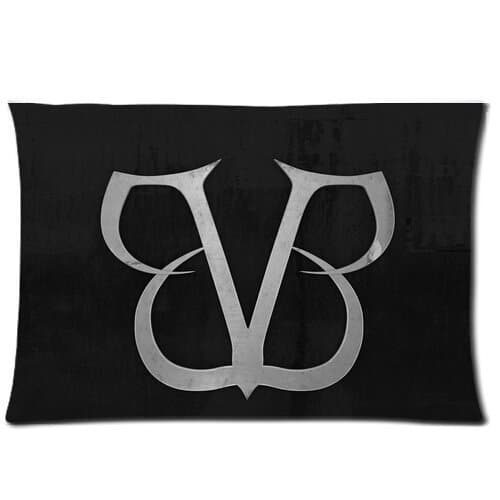 Custom Black Veil Brides Pattern 21 Pillowcase Cushion Cover Design Standard Size 20X30 Two Sides