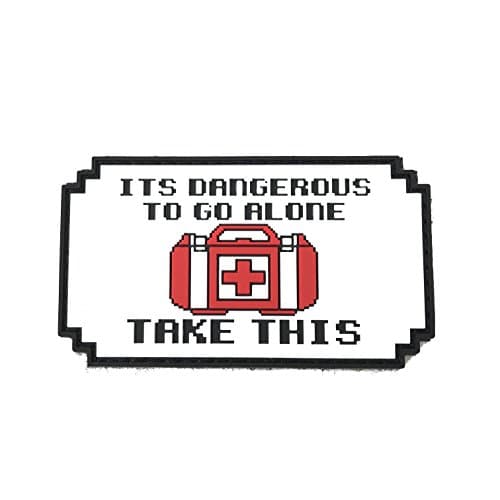 Patriot Patch Co - It's Dangerous To Go Alone Patch (Medic)