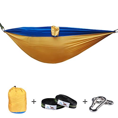 Whole Camping Hammock Set with 20 Feet Tree Straps and 2000+ LBS Carabiners