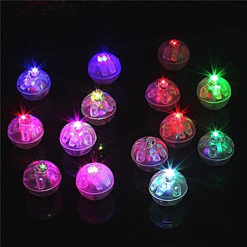 Nova Republic Balloon Lights 100 pcs multicolor LED Mini Party Lights long standby time ball lamp for Balloon Paper Lantern Wedding Decoration Centerpieces