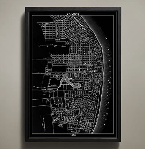 St. Louis Map Print, Home or office Decor
