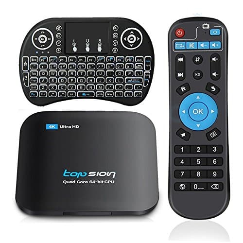 Android TV BOX 4K Improved Version MXG Pro 2GB/16GB Android 6.0 S905X Quad Core (16G+Keyboard)