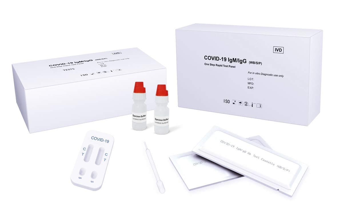 Rapid CoronaVirus Test Kit for Human Immunoglobulin Antigen Detection of IgM and IgG in your Blood - Finger Prick Home Virus Test Kit 15 Minute Corona Virus SARS COVID-19 nCoV FLU Dengue West-Nile (3)