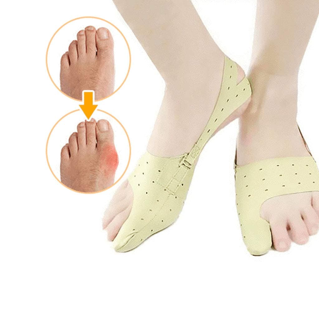 Elastic Bunion Corrector,Adjustable Foot Care Tool Big Foot Bones Toe Separator Hallux Valgus,Great for Bunion Pain and Correction,Super Thin,1 Pair