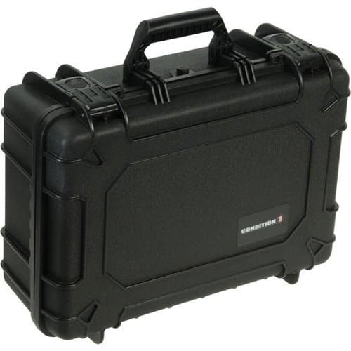 Condition 1 Watertight 100801 Hard Case, Black