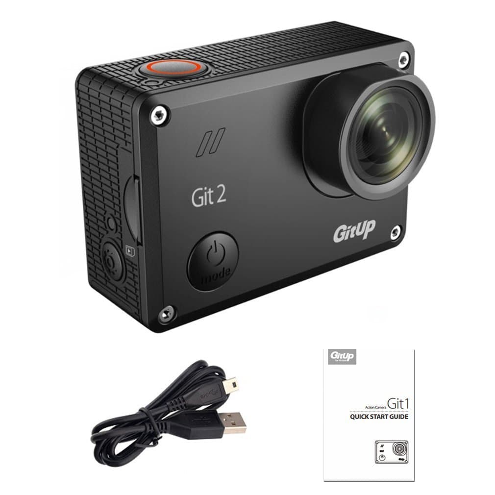 YSILE GitUp Git2 2K 30fps Novatek 96660 1080P WiFi Action Outdoor Sports Waterproof Camera Dvr Sensor Support G-sensor with Wifi(Gitup Only)