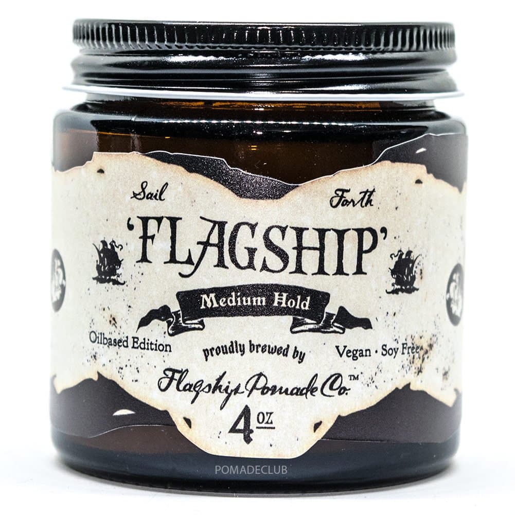 Flagship Pomade Co. Oil Based Vegan Pomade 4oz