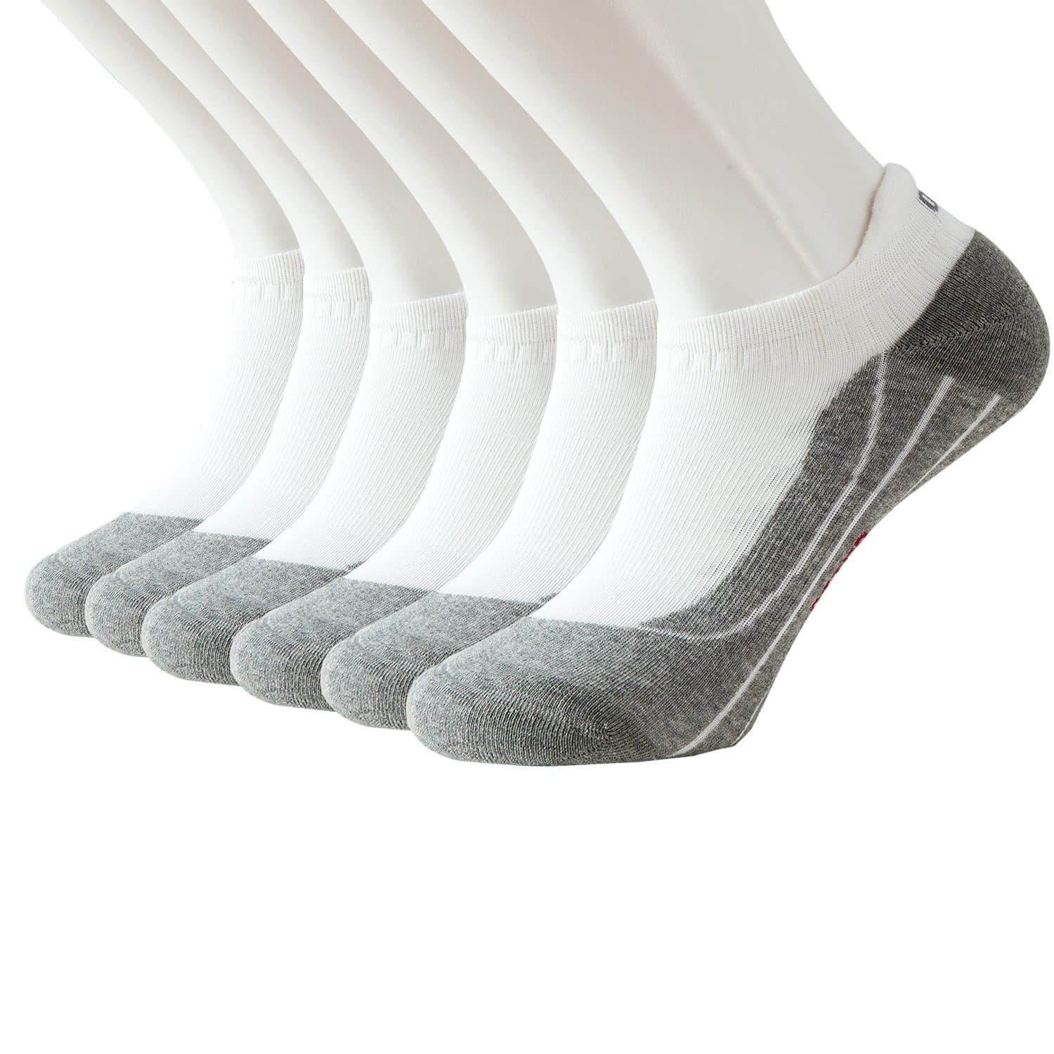 Odor Resistant Cushioned Athletic Shockproof Ankle Tab Socks 6PACK