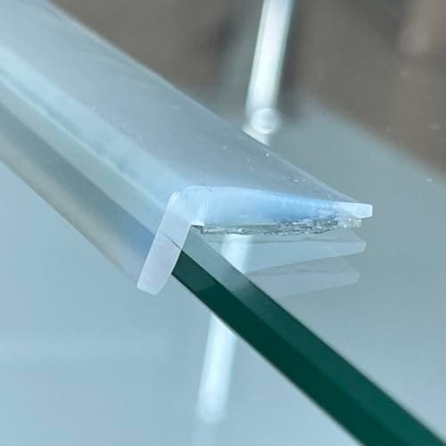 Angloria Edge Protector Silicone, Baby Proofing Corners Clear Guards, Pre-Tape Adhesive Soft for Kids Safety, Child Table Cabinets Furniture Bumper (3ft, 0.2x0.8in(Width))