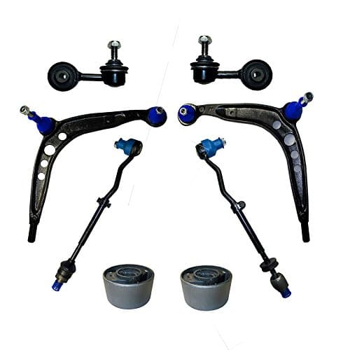 Front Suspension Control Arm Ball Joint Bushing Tie Rod Kit 8pcs Fit for BMW E30 318i 318is 325e 325es 325is 325i