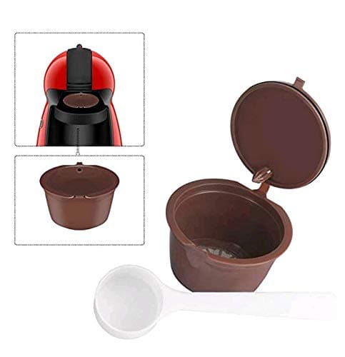 5Five Refillable Reusable Coffee Capsules Compatible with Nescafe Genio, Piccolo, Esperta and Circolo