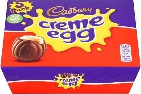 Creme Egg 5 Pack Delecious 200g