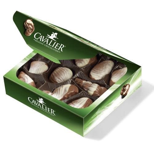 Cavalier Stevia Belgian Chocolate Seashells, 130 g