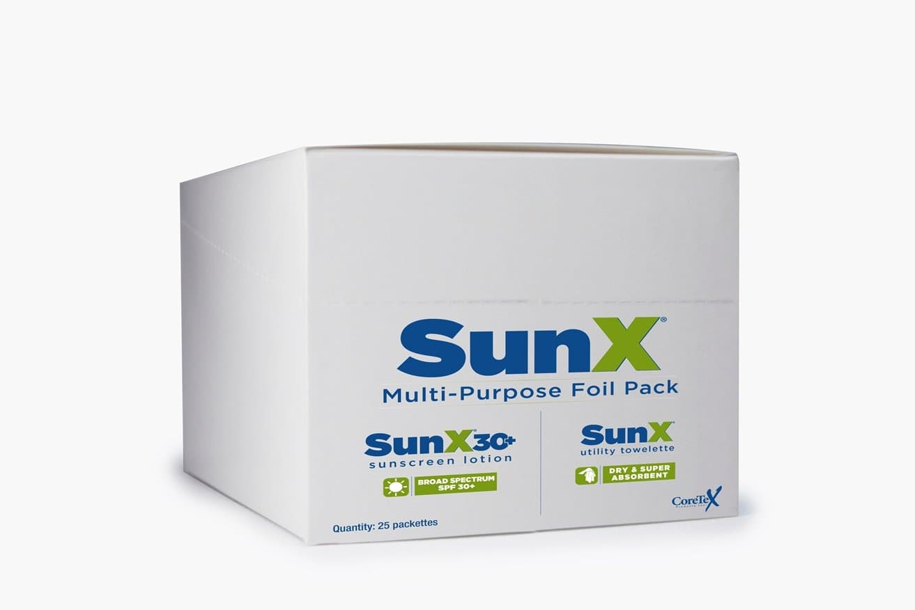 Sunx30+, 25 Multi-purpose Dual-pack Towelette/Lotion Combo