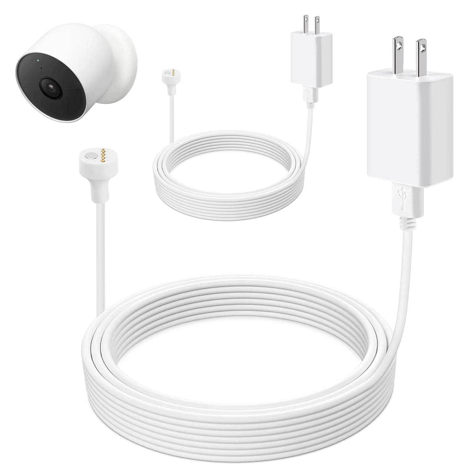 2Packs Google Nest Cam Charging Cable