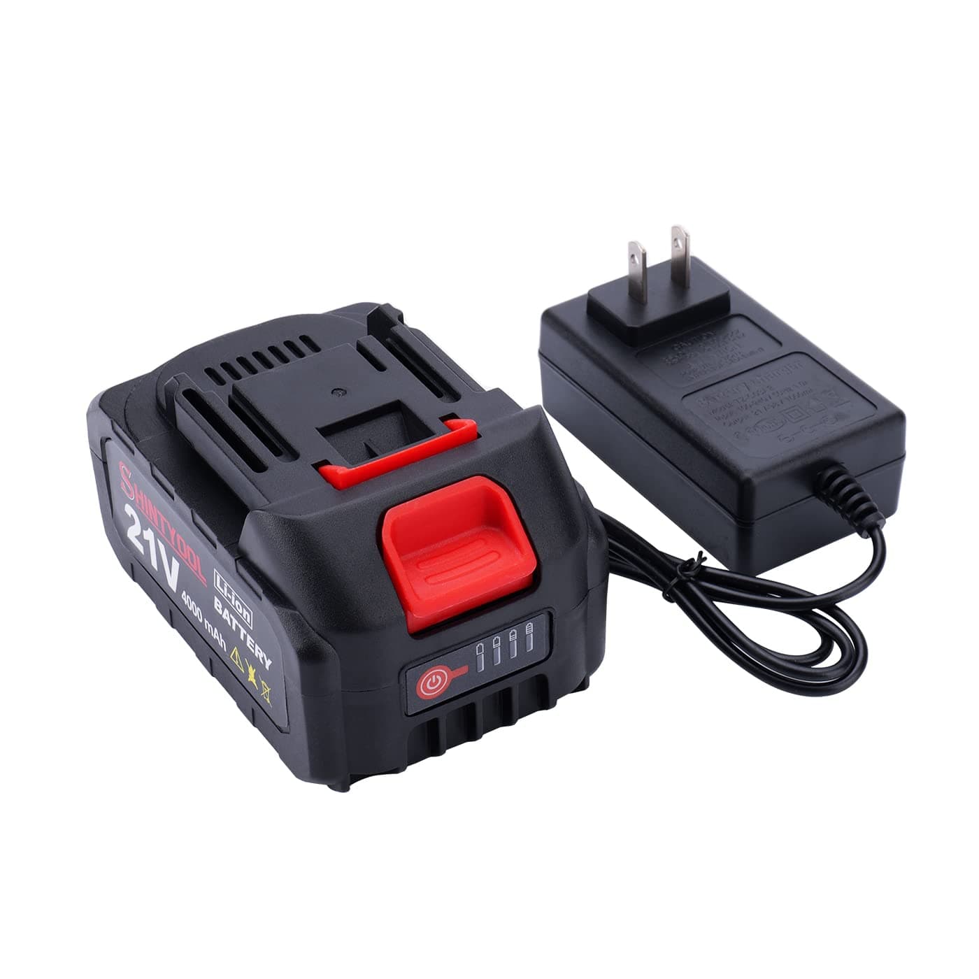 21V 4.0AH Battery With Electric Quantity Display