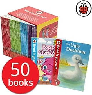 Read it Yourself with Ladybird Collection 50 Books Box Set Pack (Level 1, 2, 3, 4)