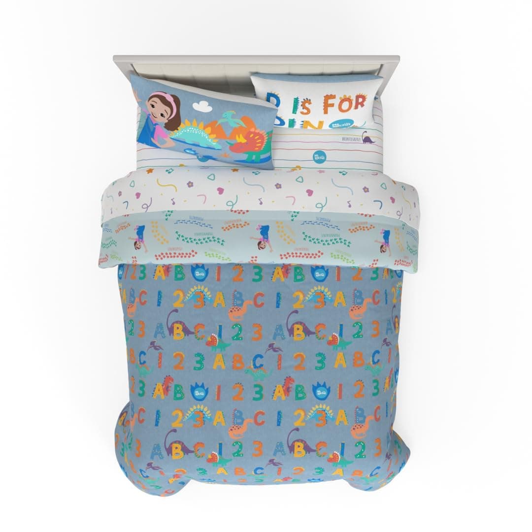 Comforter and Sheet Set with Sham, Microfiber, Ms. Rachel, 7 Piece Full Size