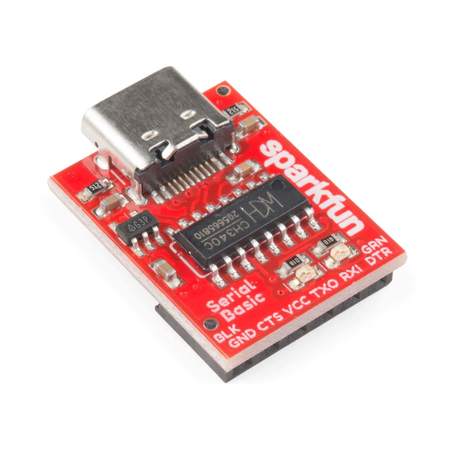 SparkFun Serial Basic Breakout - CH340C and USB-C Development Tool Save Space and Money in Your DIY Electronics Projects