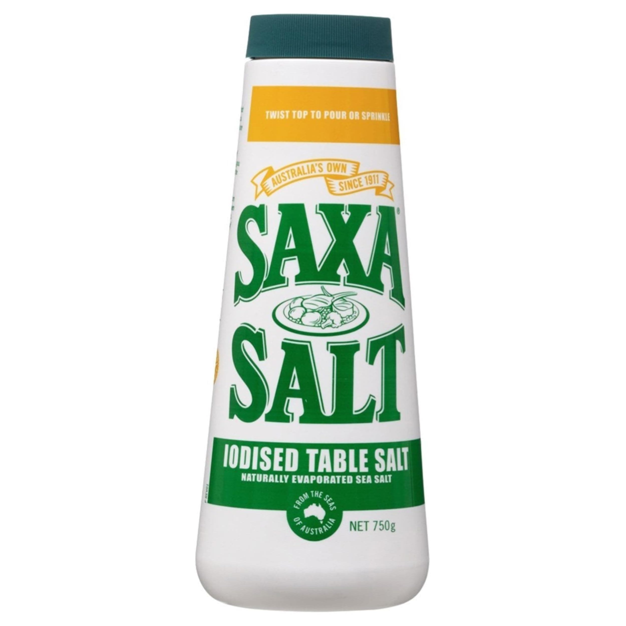 Saxa Salt Iodized 750g