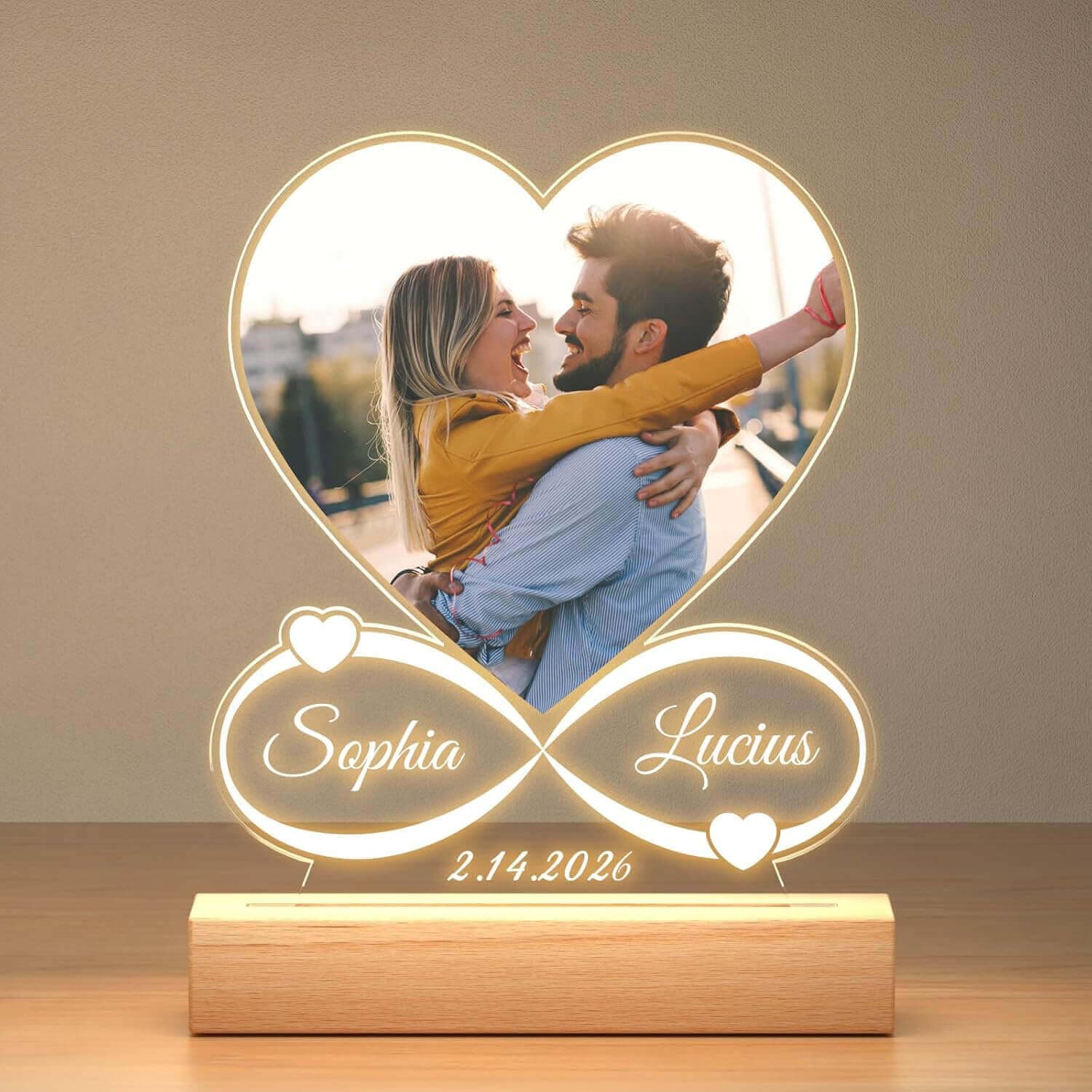 Custom Picture Frames, Personalized Photo Frame, Customized Picture Frames, Personalized Anniversary Mothers Day Gifts for Women Men Her Him Mom Dad Baby Kid Family Pet